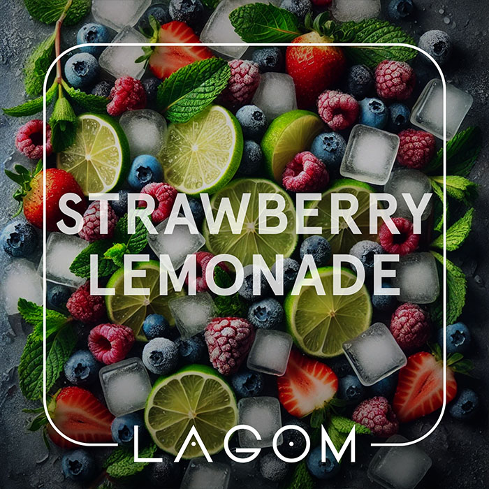 Тютюн Lagom Main Strawberry lemonade (Полуничний лимонад)