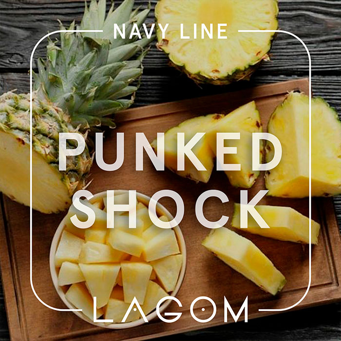 Тютюн Lagom Navy Punked Shock (Кислий ананас)