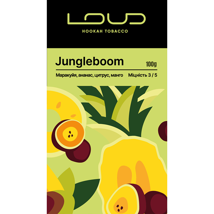 NEW! Тютюн Loud Dark Line Jungleboom (Маракуя, ананас, цитрус, манго)