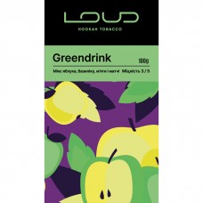 NEW! Тютюн Loud Dark Line Greendrink (Яблуко, м'ята, базилік, матча) 100 г