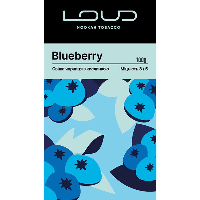 NEW! Тютюн Loud Dark Line Blueberry (Чорниця)