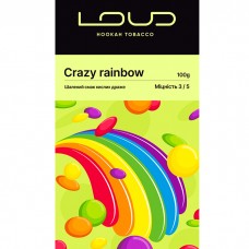 NEW! Тютюн Loud Dark Line Crazy Rainbow (Ківі, Малина, Цитрус) 100 г