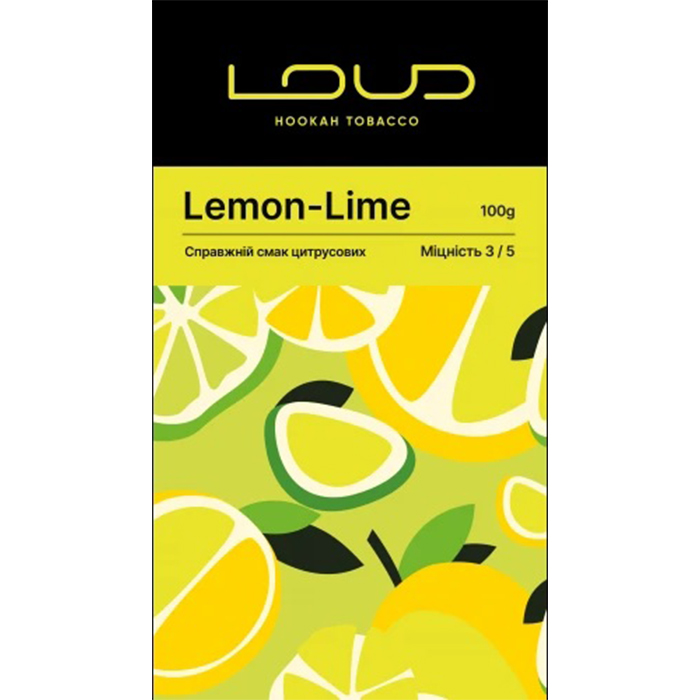 NEW! Табак Loud Dark Line Lemon-Lime (Лимон, Лайм)