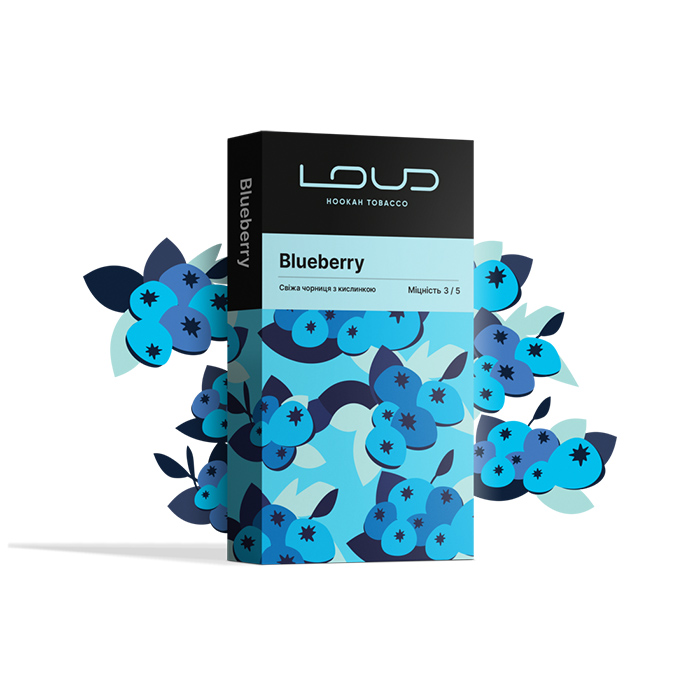 NEW! Тютюн Loud Dark Line Blueberry (Чорниця)