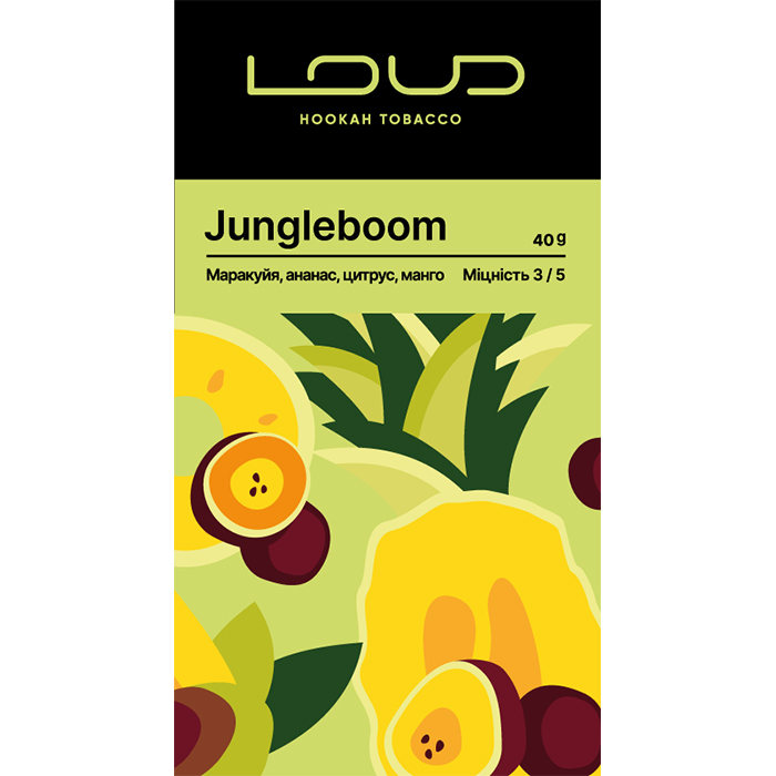 NEW! Тютюн Loud Dark Line Jungleboom (Маракуя, ананас, цитрус, манго)