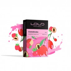 NEW! Тютюн Loud Dark Line Cremebrulee (Кремовий мус з малини та лічі) 40 г