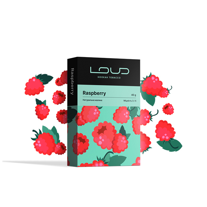 NEW! Тютюн Loud Dark Line Raspberry (Малина)