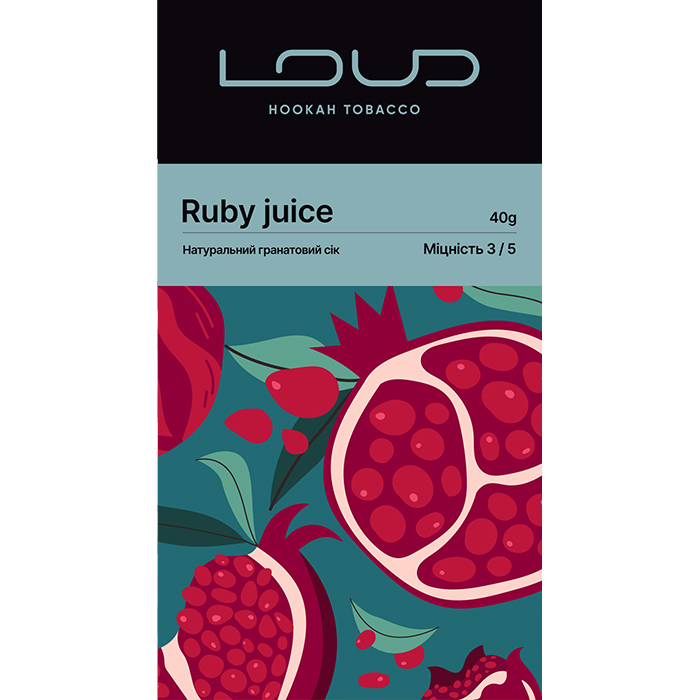 NEW! Табак Loud Dark Line Ruby Juice (Гранат)