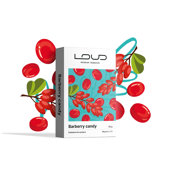 Тютюн Loud Light Line Barberry candy (Барбарисові цукерки)