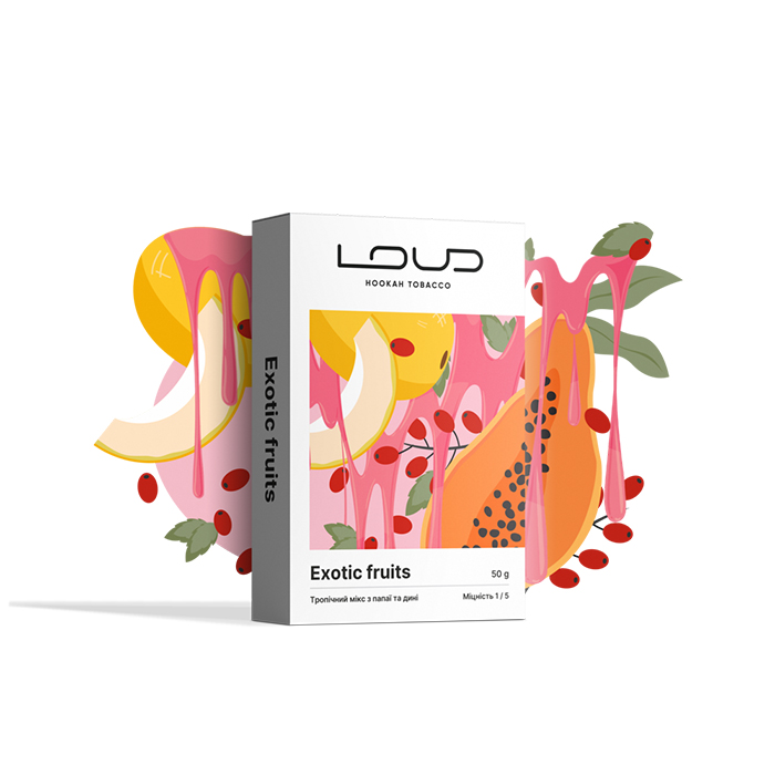 Тютюн Loud Light Line Exotic Fruits (Папая, Диня)