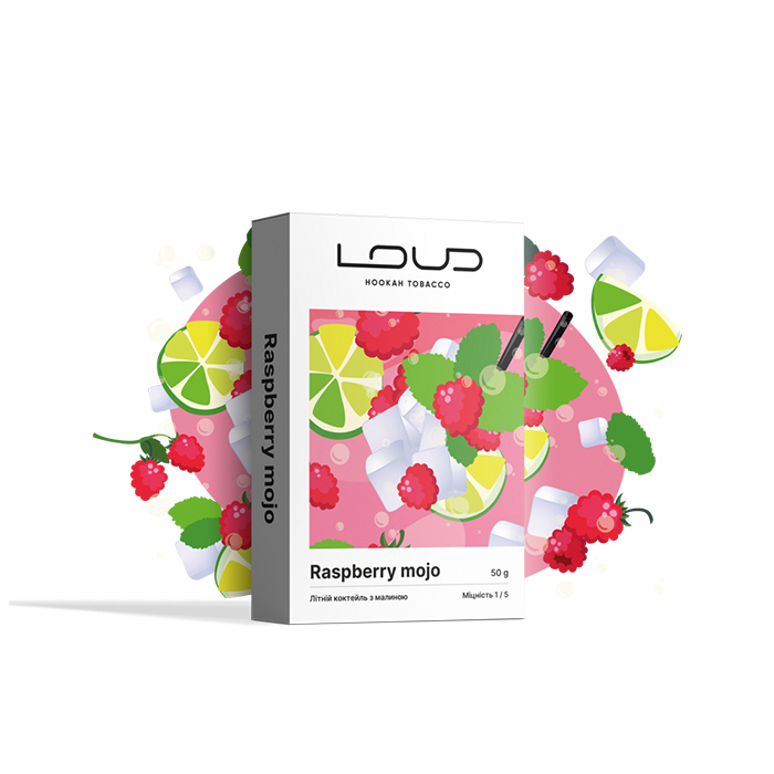 Тютюн Loud Light Line Raspberry Mojo (Коктейль з малиною)