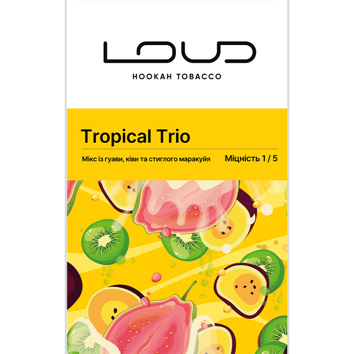 Тютюн Loud Light Line Tropical Trio (Гуава, Ківі, Маракуя)