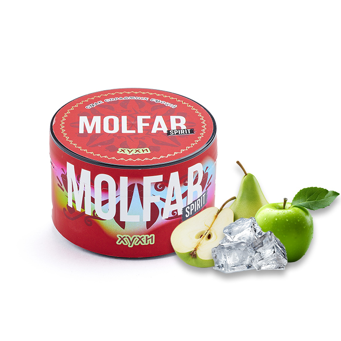 Тютюн Molfar Spirit Line Хухи (Груша, Яблуко, Лід)