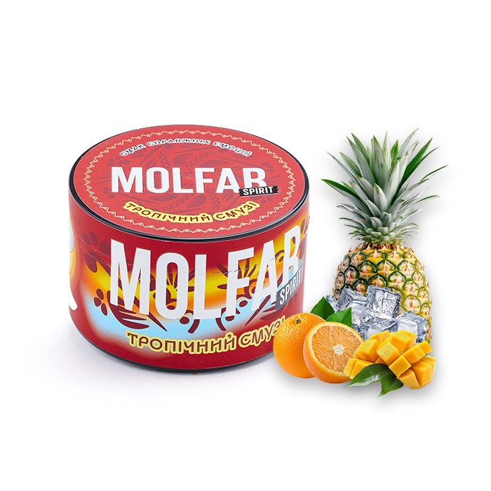 Тютюн Molfar Spirit Line Тропічний смузі (Ананас, Апельсин, Манго, Лід)