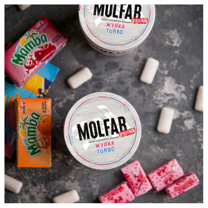 Тютюн Molfar Verginia Line Turbo gum (Жуйка)