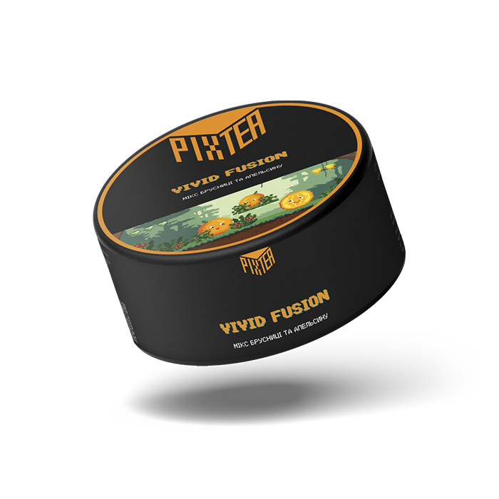 Безнікотинова суміш Pixtea Vivid Fusion (Апельсин, Брусниця)