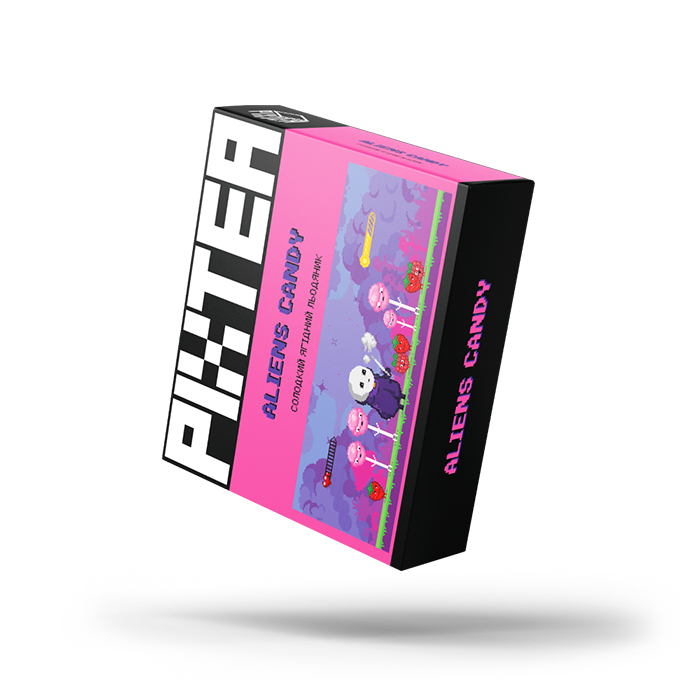 Безнікотинова суміш Pixtea Aliens Candy (Льодяник, Ягоди)