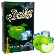 Тютюн Serbetli Ice Green Apple (Лід, Зелене Яблуко) 50 г