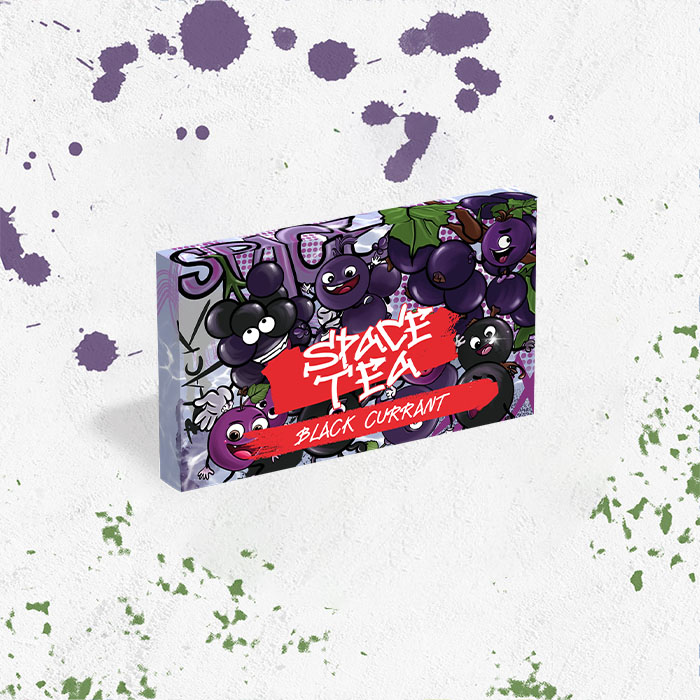 Безникотиновая смесь Space Tea Black Currant (Черная смородина)