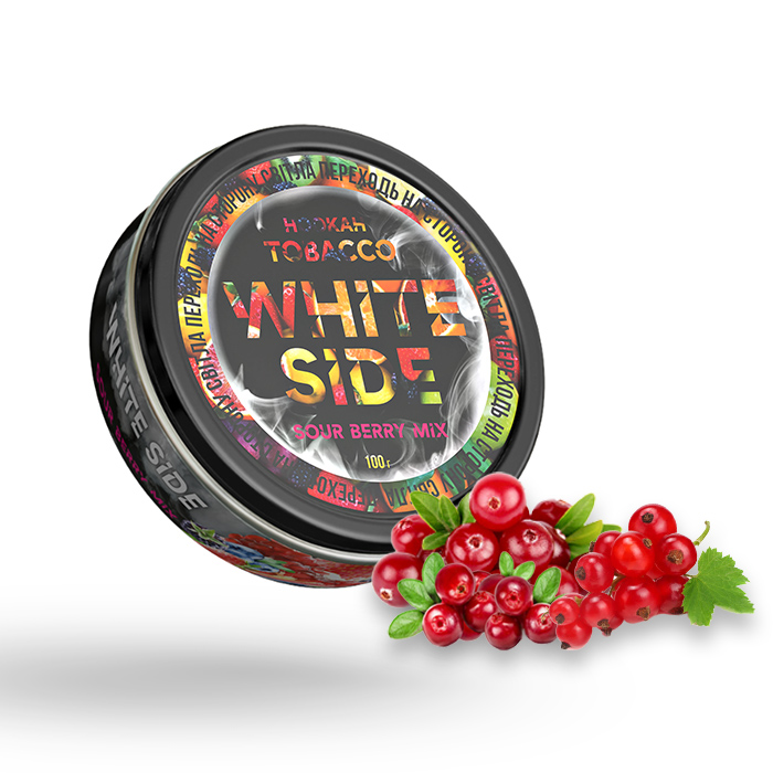 Тютюн White Side Sour Berry Mix (Брусниця, Журавлина, Червона смородина)