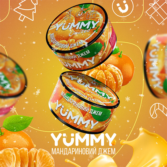 Табак Yummy Мандариновый джем Табак Yummy Мандариновый джем