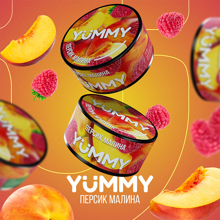 Тютюн Yummy Малина та Персик