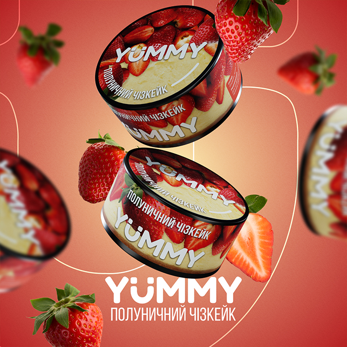 Тютюн Yummy Полуничний чізкейк