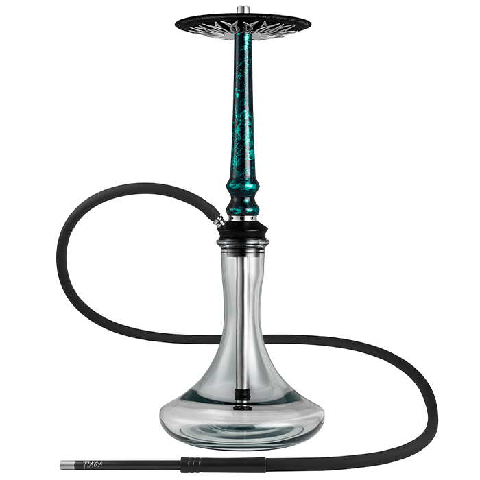 Кальян Tiaga Hookah Astra Green на колбе Craft Clear