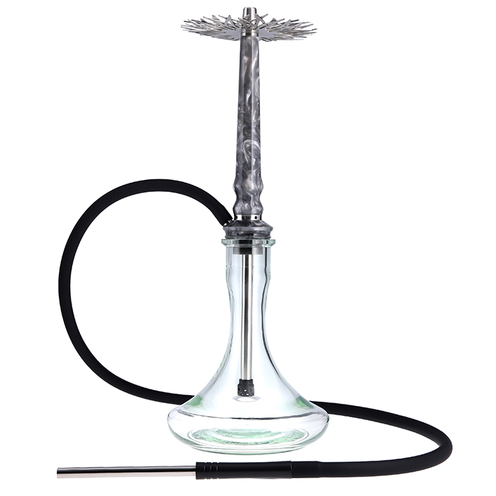 Кальян Tiaga Hookah Astra Crystal Silver на колбе Craft Clear