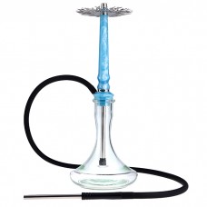Кальян Tiaga Hookah Astra Crystal Blue на колбе Craft Clear 57 см