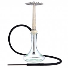 Кальян Tiaga Hookah Astra Crystal Gold на колбе Craft Clear 57 см
