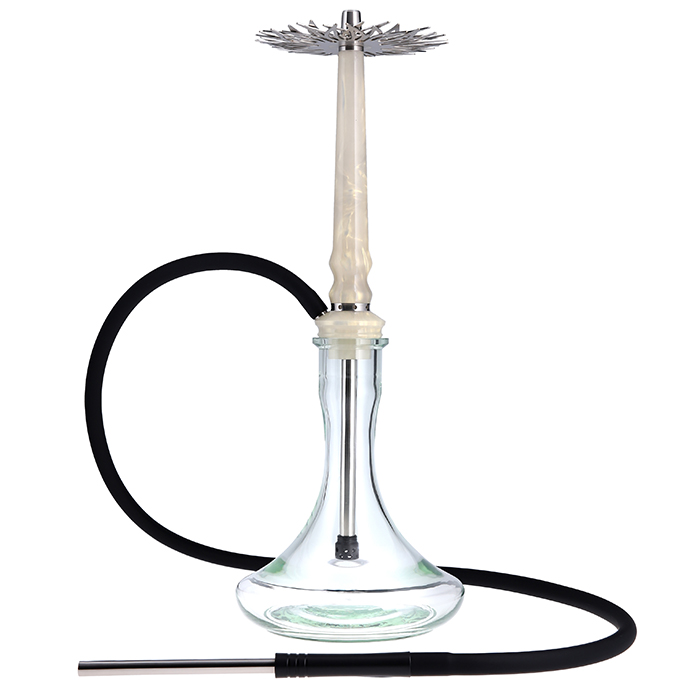 Кальян Tiaga Hookah Astra Crystal Gold на колбе Craft Clear
