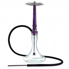 Кальян Tiaga Hookah Astra Crystal Purple на колбе Craft Clear 57 см
