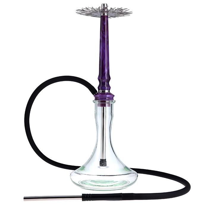 Кальян Tiaga Hookah Astra Crystal Purple на колбе Craft Clear