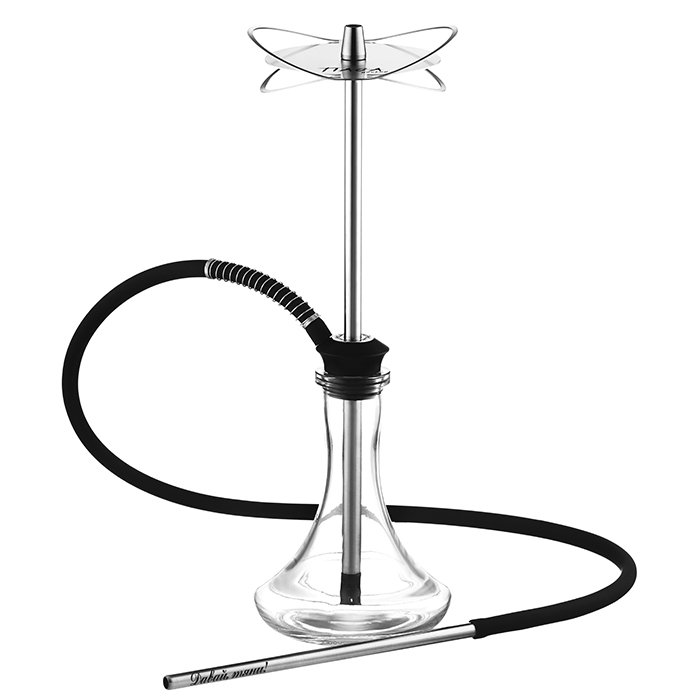 Кальян Tiaga Hookah Orbita Silver на колбі Craft Clear