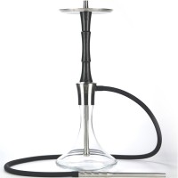 Кальян TOTEM Hookah Idol Full Black на різьбі з колбою 67 см