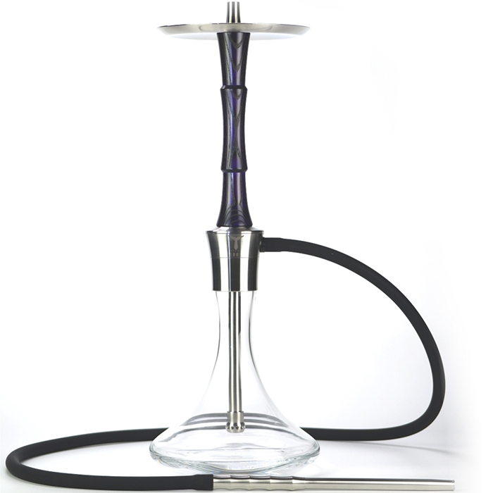 Кальян TOTEM Hookah Idol Purple Noir на різьбі з колбою Кальян TOTEM Hookah Idol Purple Noir на різьбі з колбою