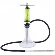 Кальян Trumpet Hookah Rider Lime на колбі Clear 57 см