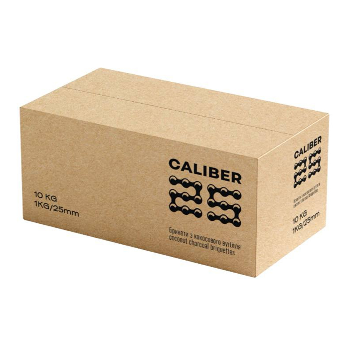 Кокосовый уголь оптом Caliber 25 cub